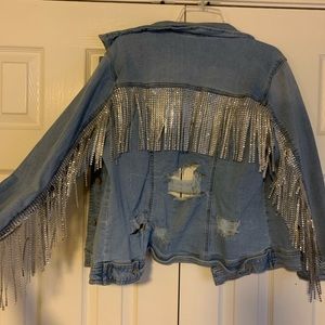 Bling denim jacket
